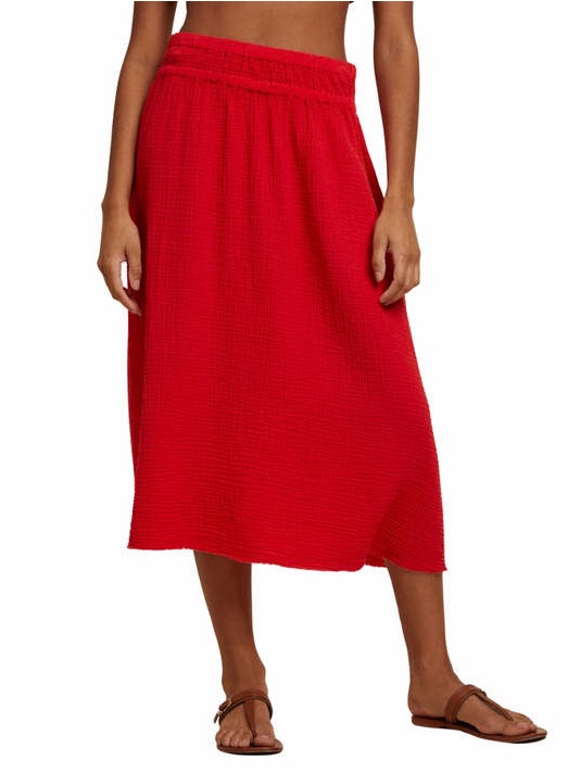 New Nation Ltd Safa Skirt In Cherry Bomb Size Xs